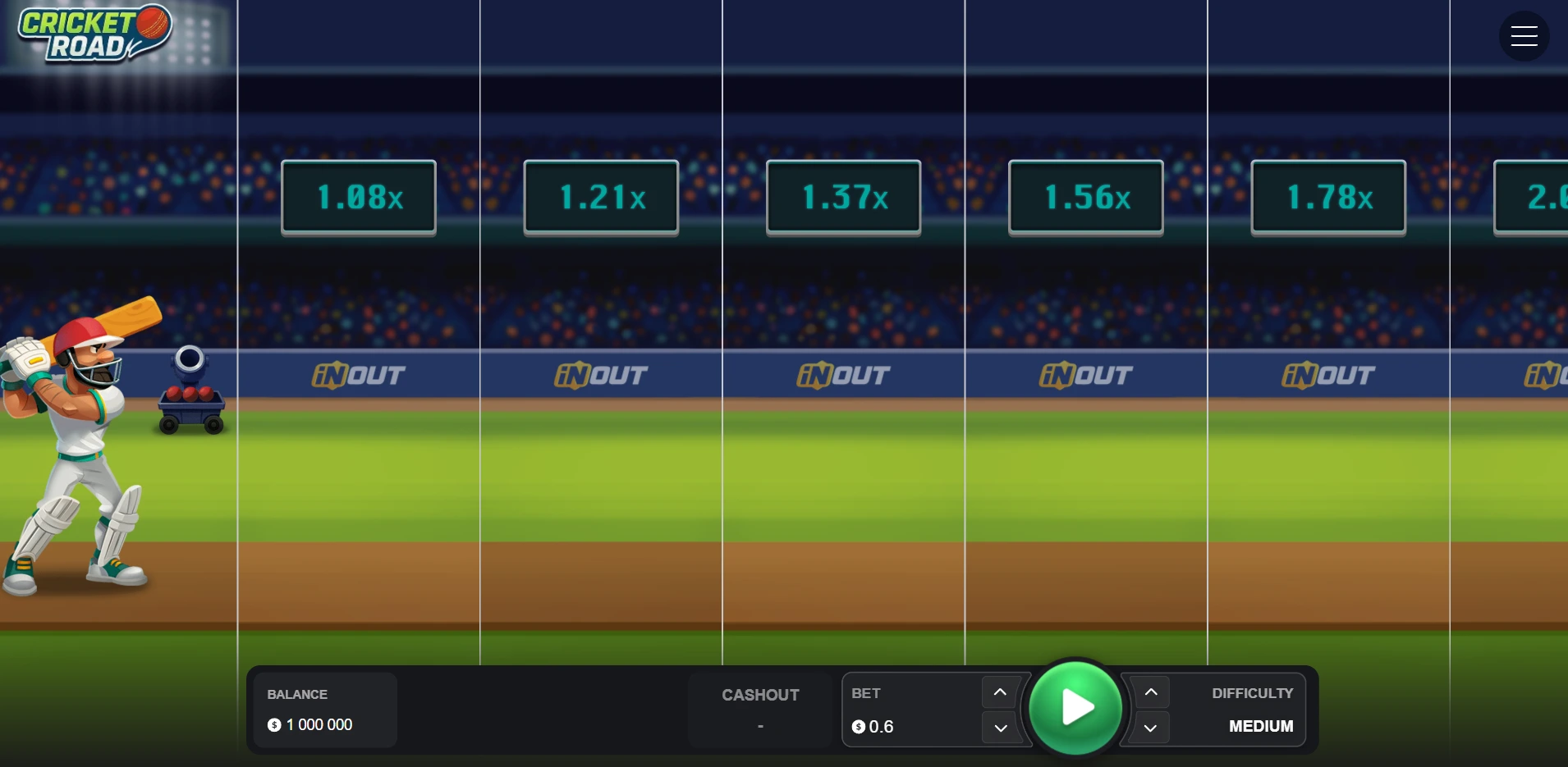 cricket road game